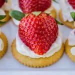 Easy Strawberries and Cream Appetizer from The Food Charlatan