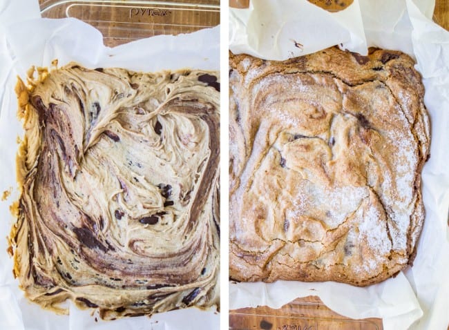 Ganache-Stuffed Peanut Butter Bars from The Food Charlatan