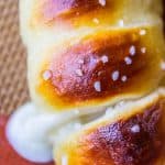 Mozzarella-Stuffed Soft Pretzels from The Food Charlatan