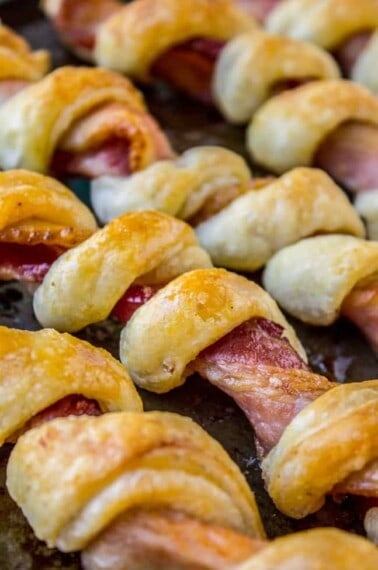 Puffy Bacon Twists (with BBQ Ranch Sauce) from The Food Charlatan
