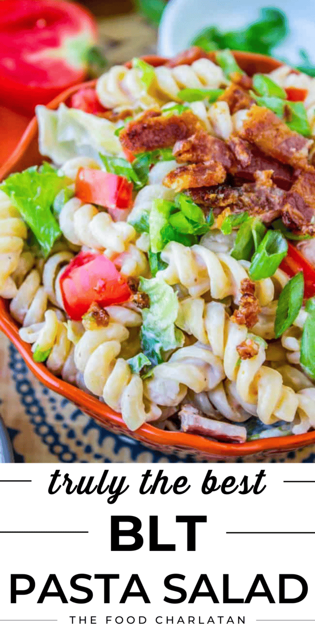 BLT pasta salad.
