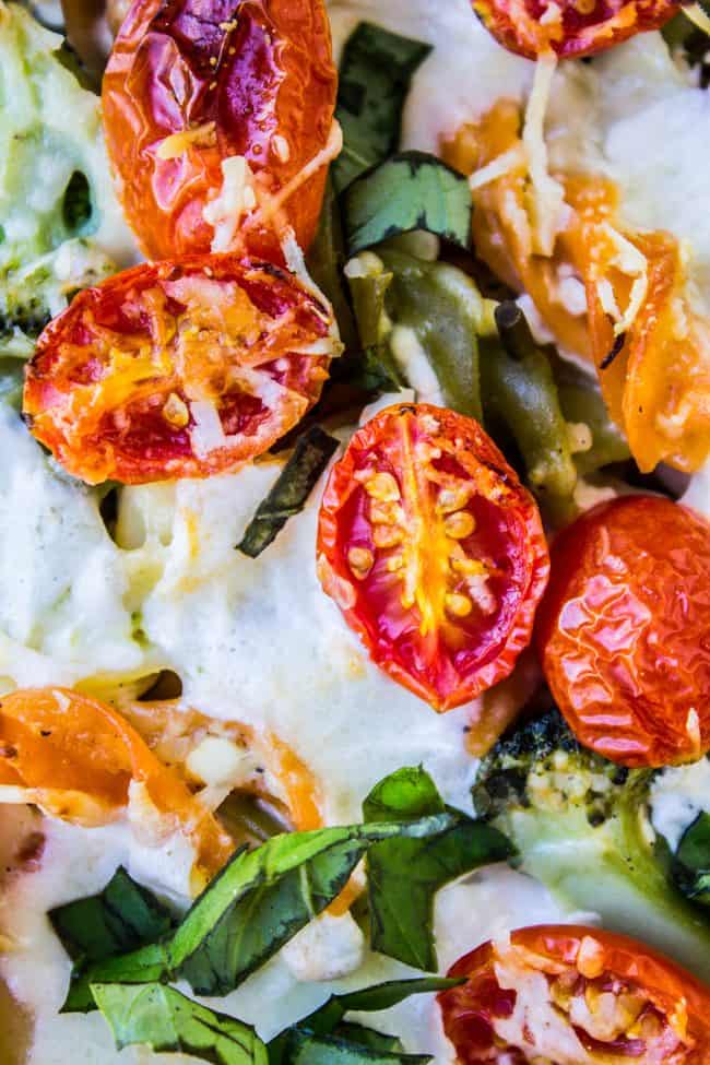 summer veggie pasta bake.