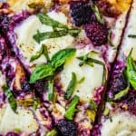 Blackberry Ricotta Pizza with Basil from The Food Charlatan