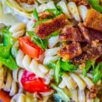 Easy BLT Pasta Salad from The Food Charlatan