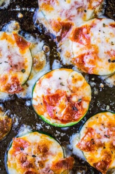 Zucchini Pizza Bites from The Food Charlatan
