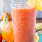Orange Watermelon Sunshine Smoothie from The Food Charlatan