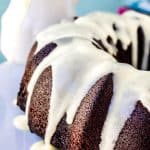 Chocolate Cake with Coconut Custard from The Food Charlatan