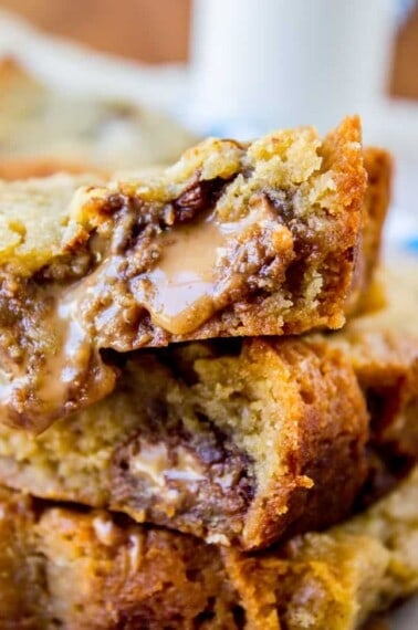 Caramely Almond Butter Bars from The Food Charlatan