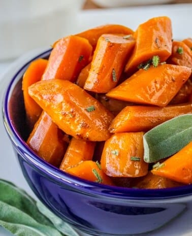 Slow Cooker Brown Butter Carrots from The Food Charlatan