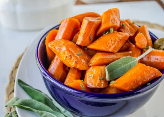 Slow Cooker Brown Butter Carrots from The Food Charlatan