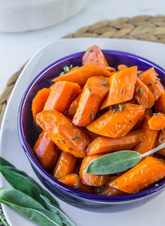 Slow Cooker Brown Butter Carrots from The Food Charlatan