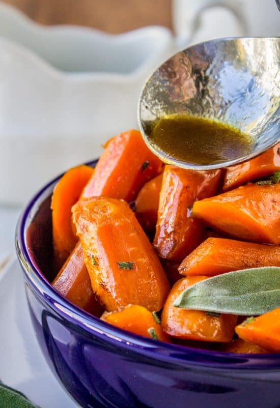 Slow Cooker Brown Butter Carrots from The Food Charlatan