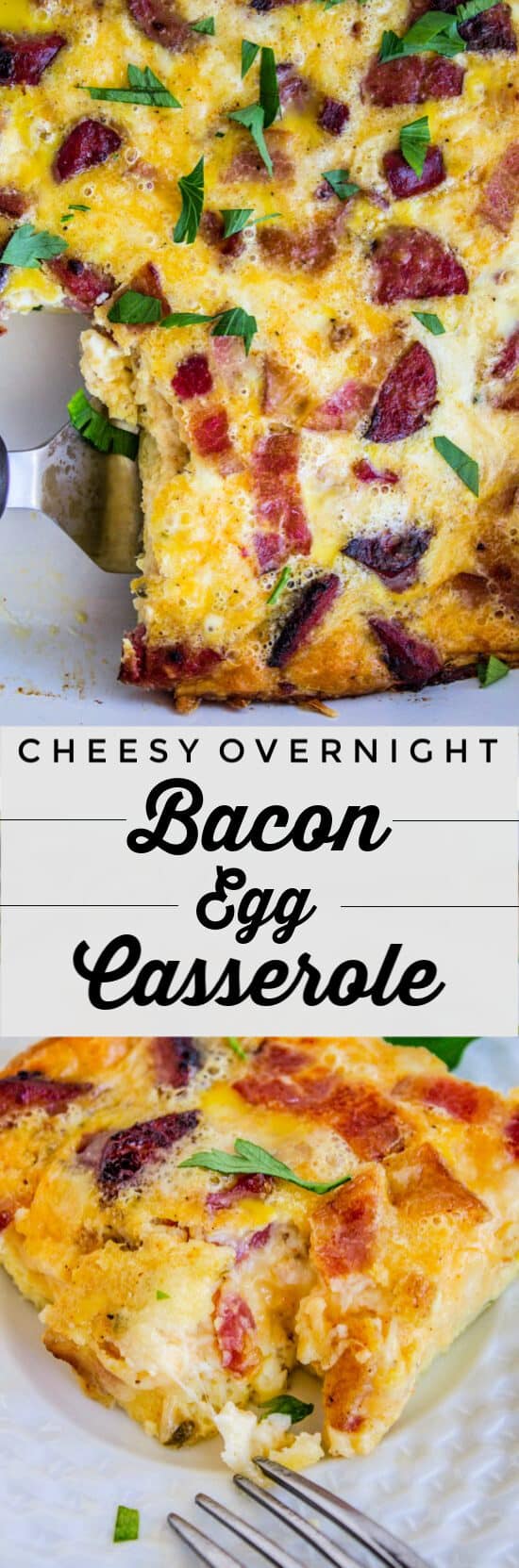 Cheesy Bacon Egg Casserole