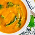 Creamy Golden Cauliflower Soup from The Food Charlatan