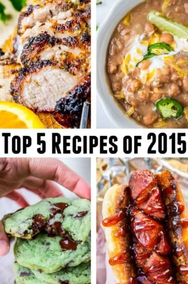 Top 5 Recipes of 2015 from The Food Charlatan
