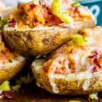 Reuben-Stuffed Twice Baked Potatoes from The Food Charlatan