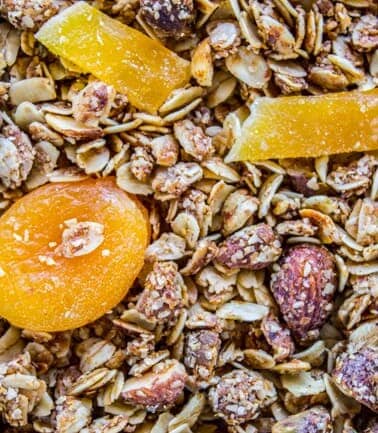 Tropical Coconut Mango Granola from The Food Charlatan