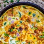 Cheesy Ham and Broccoli Frittata from The Food Charlatan