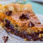 THE Chocolate Chip Pie from The Food Charlatan