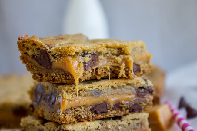 a stack of carmelitas.