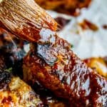 Nana's Fall-Off-The-Bone Ribs and "Barb"-ecue Sauce from The Food Charlatan