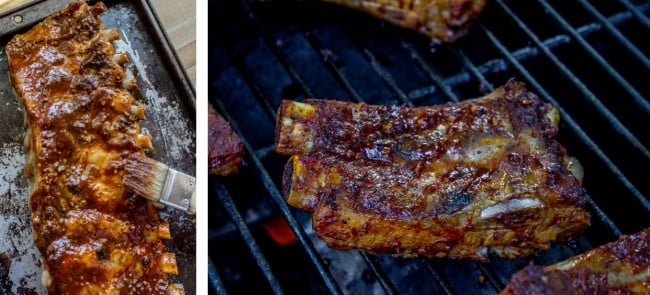 Nana's Fall-Off-The-Bone Ribs and "Barb"-ecue Sauce from The Food Charlatan