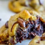 Brownie-Stuffed Chocolate Chip Cookies from The Food Charlatan