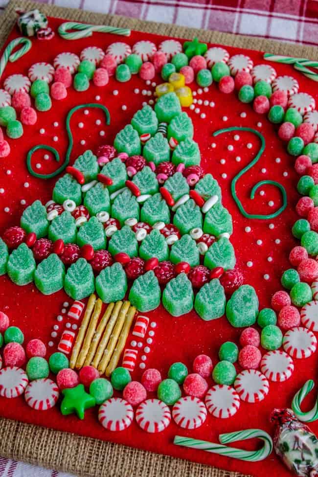 Candy Christmas Tree Craft from The Food Charlatan