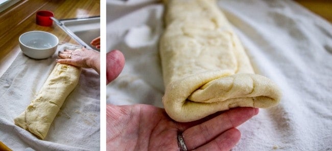 dough in a nice, tight log. 