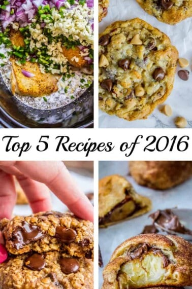Top 5 Recipes of 2016 from The Food Charlatan