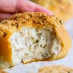 Chicken, Mushroom, and Cream Cheese Stuffed Rolls from The Food Charlatan