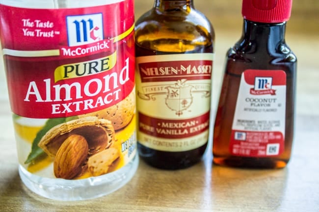 extracts for making sugar cookies.