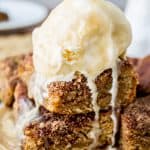 Brown Sugar Snickerdoodle Blondies from The Food Charlatan