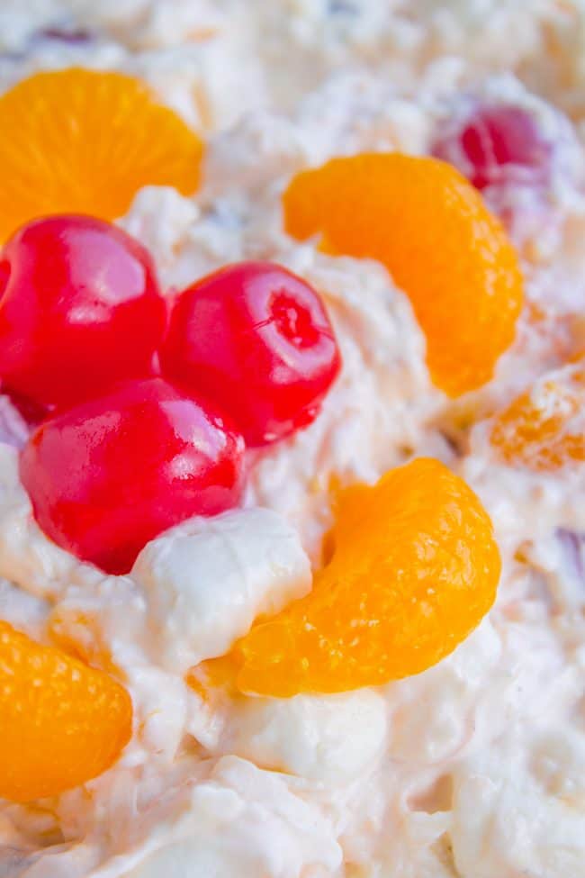mandarin orange ambrosia salad.