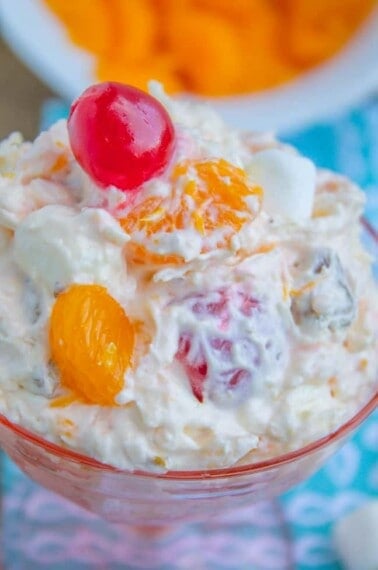 Mandarin Orange Ambrosia Salad from The Food Charlatan