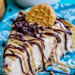Frozen Peanut Butter Pie with Hot Fudge Layer from The Food Charlatan