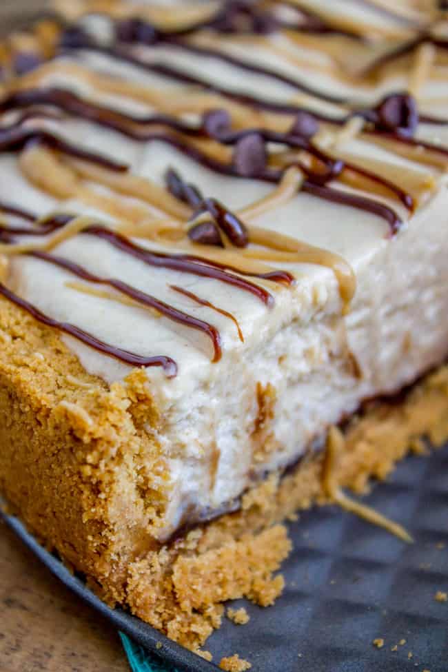 frozen peanut butter pie with hot fudge.