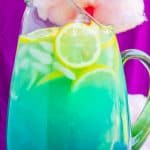 Blue Cotton Candy Lemonade (like at Disneyland!) from The Food Charlatan