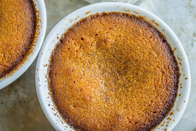 Pumpkin Butterscotch Molten Lava Cakes from The Food Charlatan