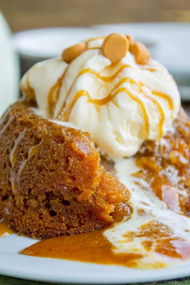 Pumpkin Butterscotch Molten Lava Cakes from The Food Charlatan