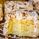 Upside Down Almond Crunch Cupcakes from The Food Charlatan