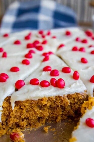 Paul's Pumpkin Bars with Cream Cheese Frosting