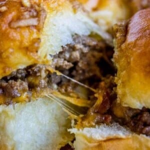 Easy Cheesy Cheeseburger Sliders from The Food Charlatan
