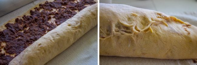 how to roll cinnamon rolls.