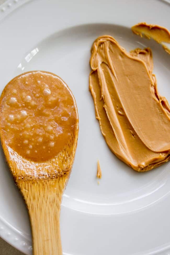 The Best Homemade English Toffee Recipe by The Food Charlatan. This is the BEST homemade English Toffee Recipe, hands down! This is such an easy and QUICK treat to make for the Christmas holidays. You don't even need a candy thermometer! #toffee #English #candy #Christmas #easy #homemade #tutorial #recipe #almonds toffee recipe - peanut butter color