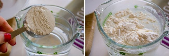 Gravy slurry for crock pot roast.