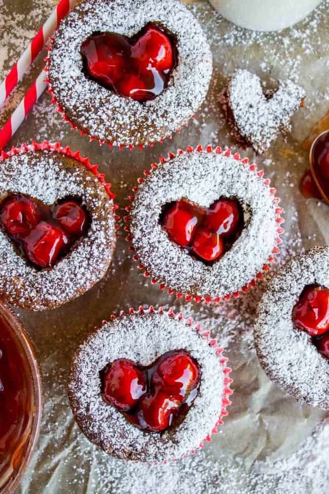 cherry cordial cupcakes