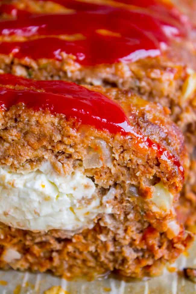 Cream Cheese Stuffed Meatloaf