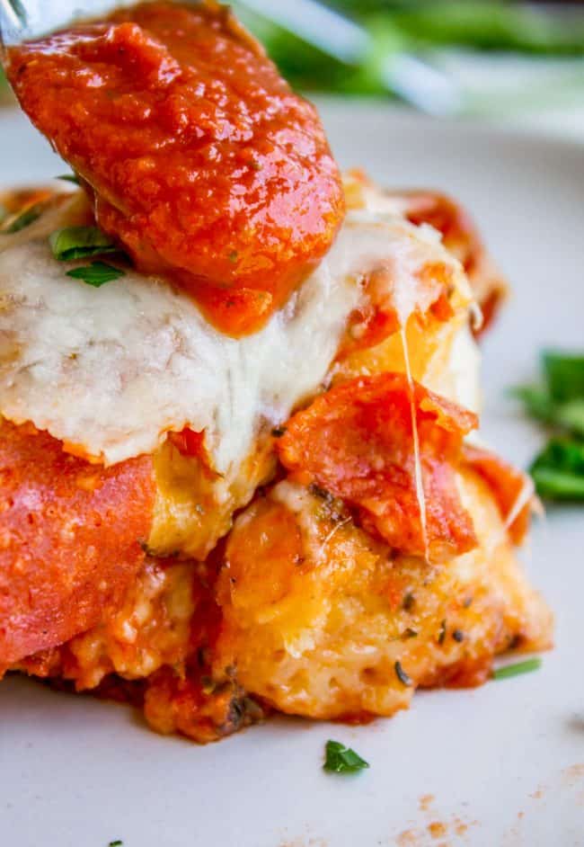 easy pizza casserole recipe