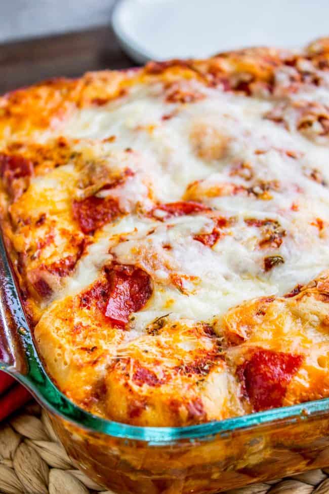 easy pizza casserole recipe